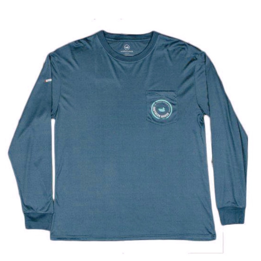 Southern Marsh Fieldtec long sleeve pocket tee
